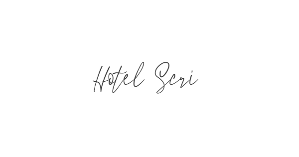 Hotel Script font thumb